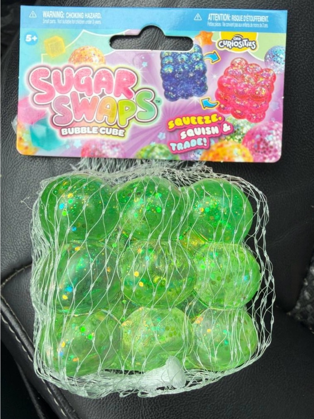 Bubble Cube Squeeze Toy - Green